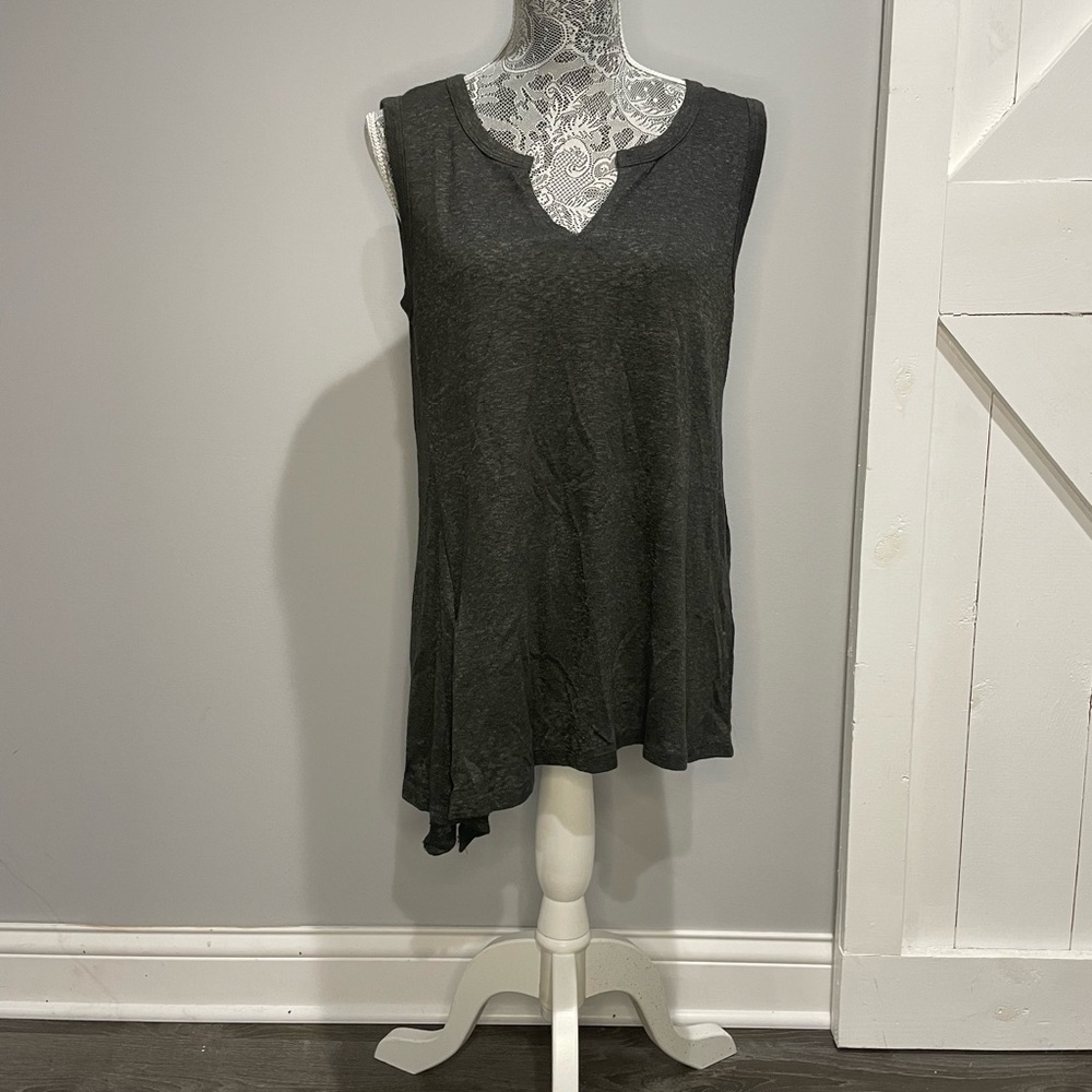 Bobeau Dark Gray Muscle Tee